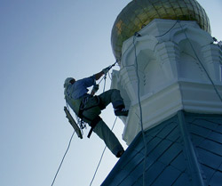 Восстановление покрытия куполов